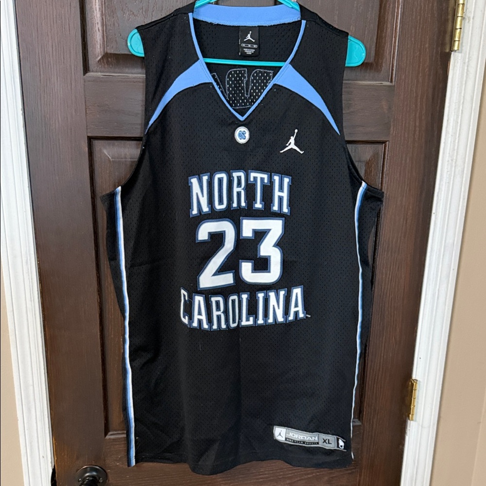 Jordan Black and Blue North Carolina Jersey